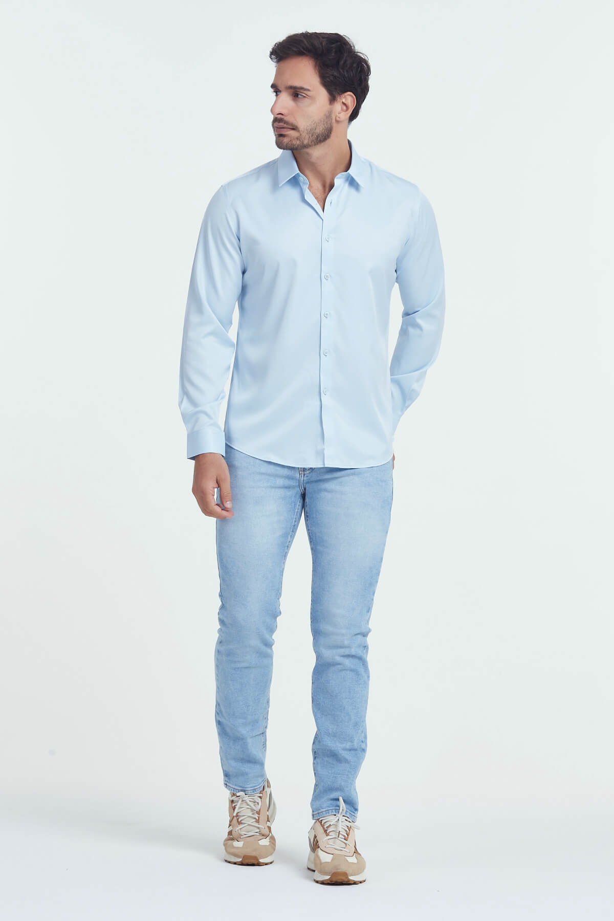 Thuvor X-Stretch Men’s Dress Shirt – Wrinkle-Free & Ultimate Comfort