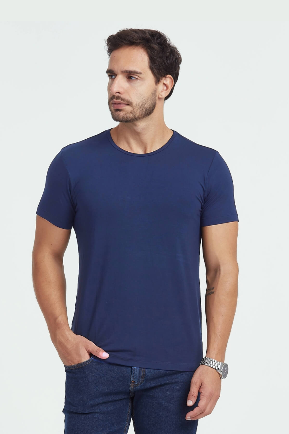 Thuvor Men’s TecModal T-Shirt – Ultra Soft, Stretch & Everyday Comfort